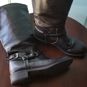 SODA Boss Black Riding Boots